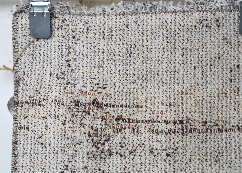 Textile weave texture close-up, flatweave runner
