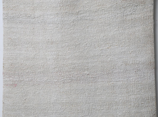 2'2 x 7'11 Vintage Turkish Hemp Runner Rug, Beige Minimal Neutral Long Hallway Rug