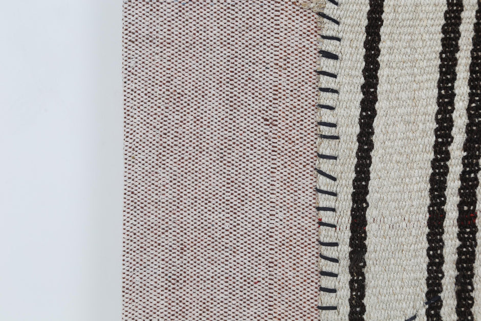 3x4 Vintage Turkish Tapestry Rug, Hemp Wool Kilim Wall Hanging, Handwoven Textile Wall Art
