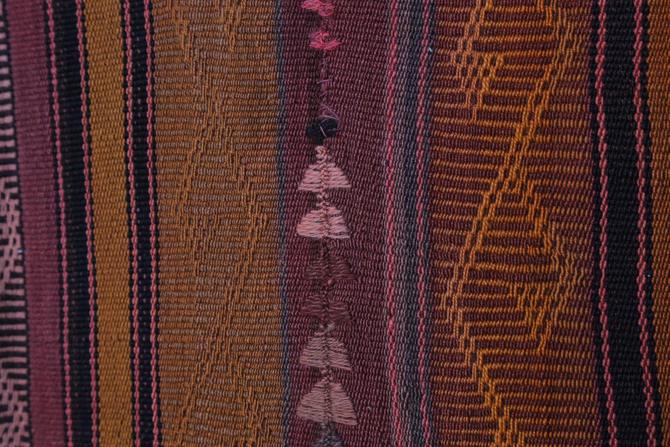 5x6 Vintage Turkish Kilim Rug, Striped Handwoven Wool Cotton Rug, Rustic Anatolian Flatweave Area Rug