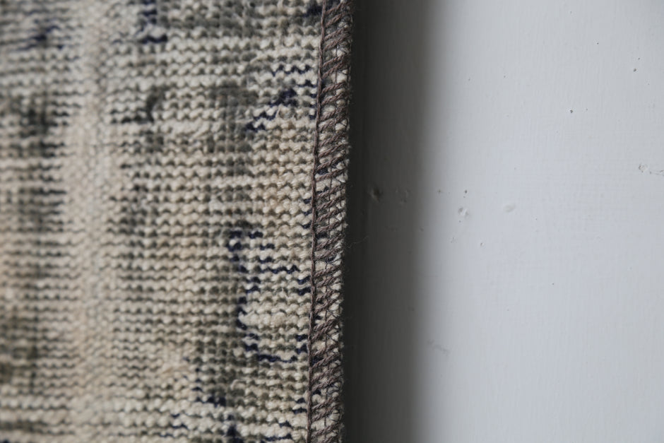 2'3 x 7'7 Vintage Turkish Patchwork Runner Rug, Handmade Wool Cotton Multicolor Hallway Rug