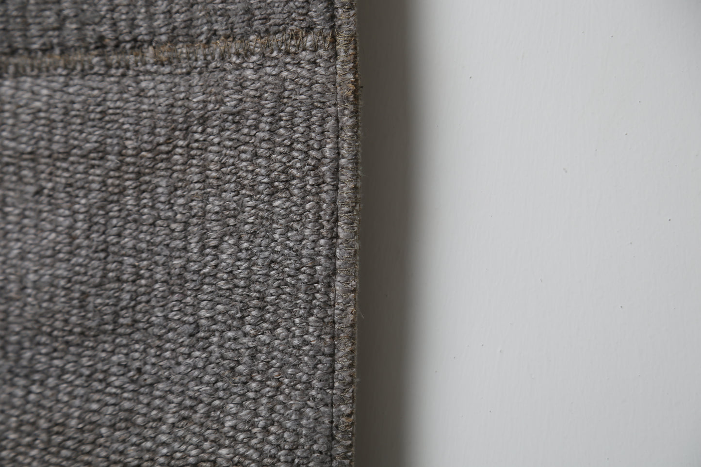 2'3 x 7'9 Vintage Turkish Hemp Runner Rug, Beige Gray Patchwork Hallway Rug