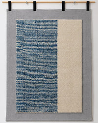 Custom Size Textile Wall Hanging, Handmade Wool Tapestry, Modern Fiber Wall Art, Woven Wall Decor