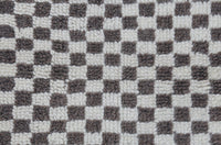 Custom Size Checkerboard Wall Hanging, Woven Wool Textile Art, Modern Fiber Wall Decor, Made to Order