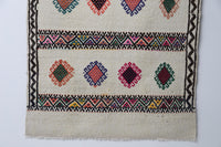 Vintage Turkish Wool Kilim Rug, Beige Tribal (3x4) - photo 7 of 10