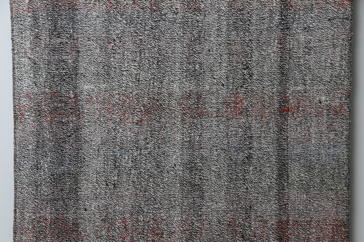 Vintage Turkish Kilim Runner Rug, Handmade Wool Flatweave Hallway Rug