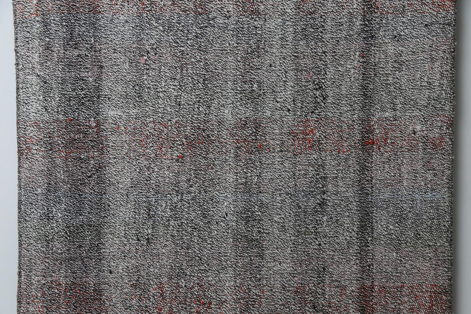 Vintage Turkish Kilim Runner Rug, Handmade Wool Flatweave Hallway Rug