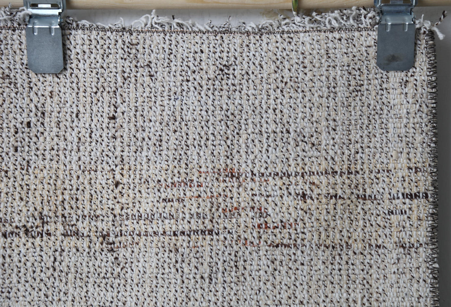 Vintage Turkish Flatweave Runner Rug, Handmade Wool Cotton Hallway Carpet