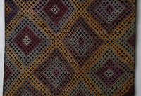 Vintage Turkish Wool Kilim Runner Rug, Orange Geometric (2x8) - photo 6 of 10