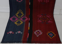 Vintage Turkish Wool Kilim Runner Rug, Tribal (2x8) - photo 9 of 10