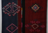 Vintage Turkish Wool Kilim Runner Rug, Tribal (2x8) - photo 8 of 10