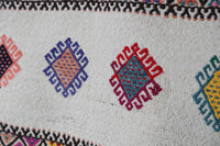 Vintage Turkish Wool Kilim Rug, Beige Tribal (3x4) - photo 8 of 10