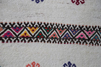 Vintage Turkish Wool Kilim Rug, Beige Tribal (3x4) - photo 9 of 10
