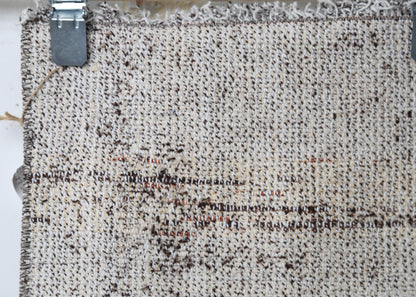 Textile weave texture close-up, flatweave runner