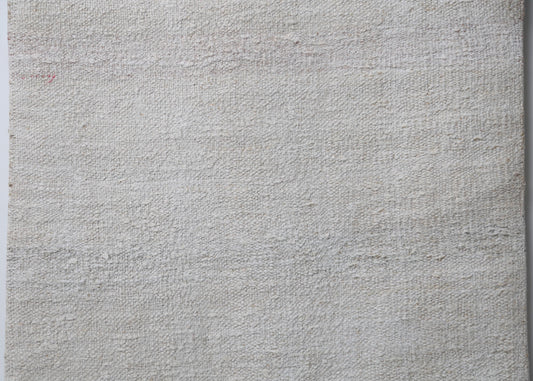 2'2 x 7'11 Vintage Turkish Hemp Runner Rug, Beige Minimal Neutral Long Hallway Rug
