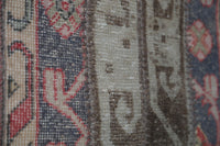 Vintage Turkish Wool Cotton Patchwork Rug, Beige Brown (2x3) - photo 9 of 10