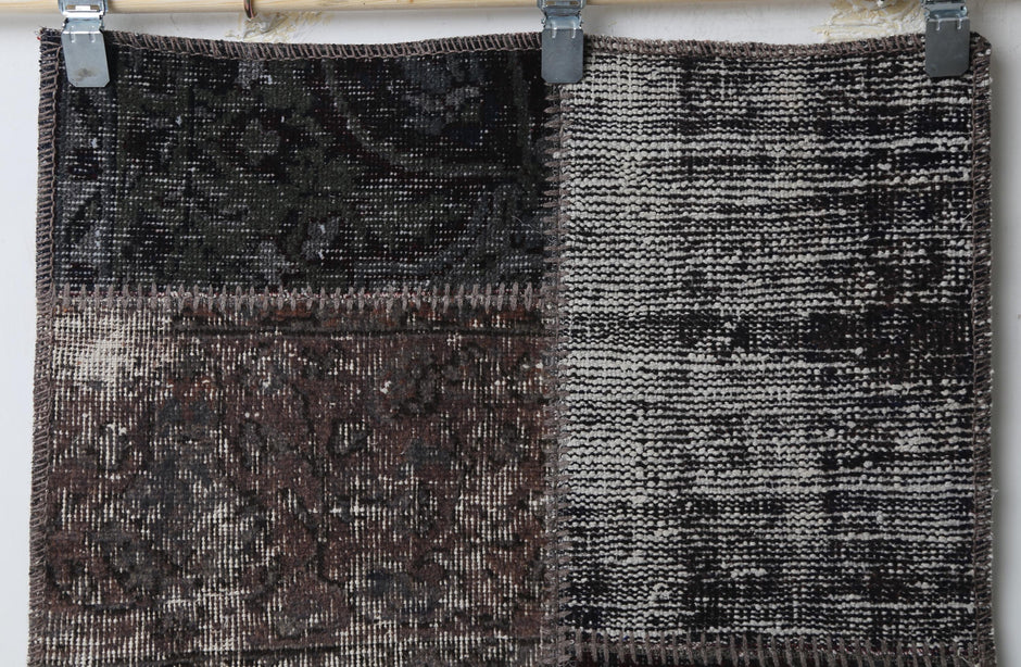 Reverse view, handmade weaving structure, doormat