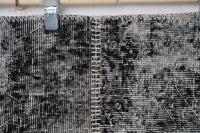 Vintage Turkish Wool Cotton Patchwork Rug, Black Brown (4x6, 3'11" x 6'1") - photo 5 of 10