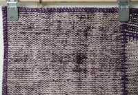 Vintage Turkish Wool Cotton Patchwork Runner Rug, Purple (2x8) - photo 2 of 10