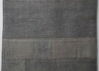Vintage Turkish Hemp Patchwork Runner Rug, Beige Gray (2x8) - photo 6 of 10
