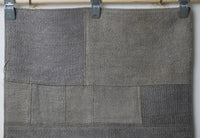 Vintage Turkish Hemp Patchwork Runner Rug, Beige Gray (2x8) - photo 4 of 10