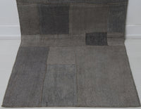 Vintage Turkish Hemp Patchwork Runner Rug, Beige Gray (2x8) - photo 9 of 10