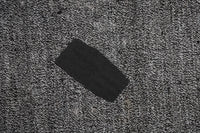 Vintage Turkish Flatweave Rug, Black White Minimalist (5x6) - photo 5 of 10