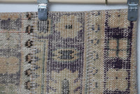 Vintage Turkish Patchwork Runner Rug, Beige Brown (2x11) - photo 7 of 10
