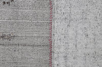 Vintage Turkish Wool Cotton Kilim Runner Rug, Black White (4x7) - photo 6 of 9