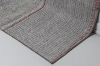 Vintage Turkish Wool Cotton Kilim Runner Rug, Black White (4x7) - photo 7 of 9