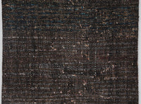 Vintage Turkish Wool Cotton Flatweave Runner Rug, Black Red Striped (2x12) - photo 7 of 10