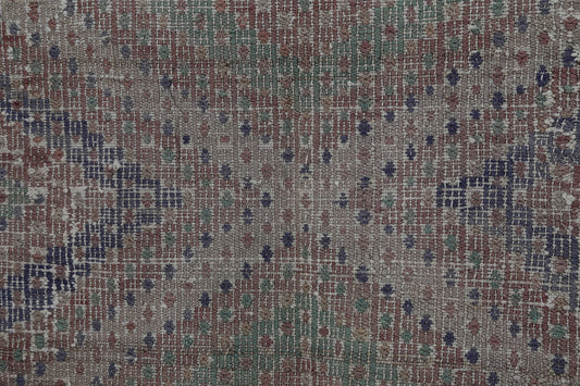 6x8 Vintage Turkish Kilim Rug, Multicolor Oriental Flatweave Area Rug, Handmade Wool Tribal Decor