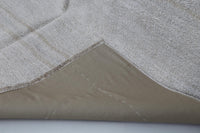 Vintage Turkish Hemp Rug, White Beige Striped (5x8) - photo 9 of 9