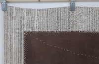 Vintage Turkish Tapestry Rug, Brown Solid Wall Hanging (3'4" x 4'5") - photo 3 of 7