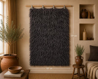Vintage Turkish Wool Rug, Gray Charcoal (4x6) - photo 1 of 9
