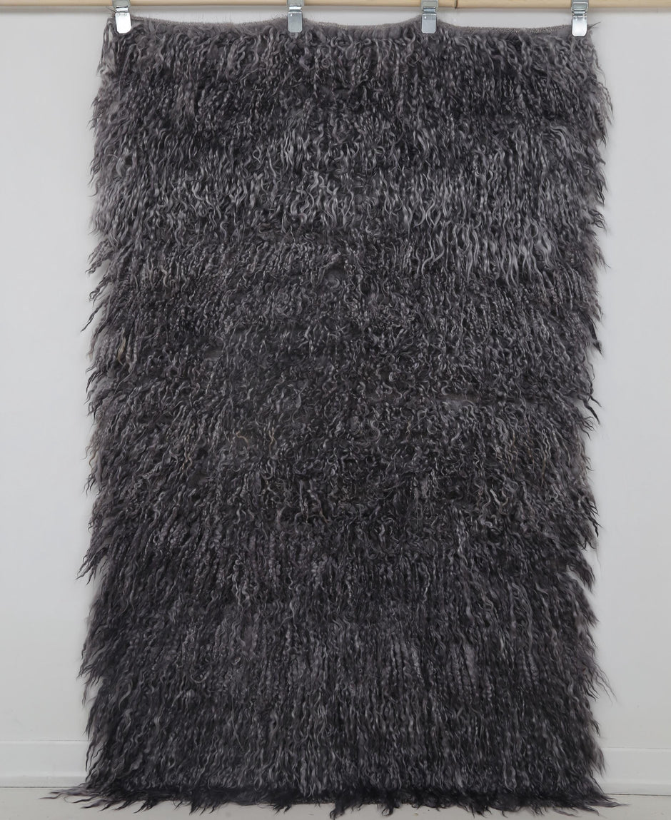  Silver gray tone detail on handwoven Filikli Anatolian rug
