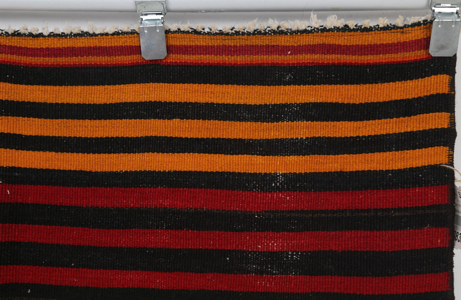Handmade Turkish Kilim Wall Hanging, Vintage Wool Tapestry Rug, Woven Textile Wall Art, Boho Rustic Home Decor, 3x4 Tapestry