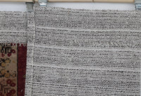 Vintage Turkish Tapestry Rug, Red Brown Medallion Wall Hanging (3'5" x 4'5") - photo 9 of 9