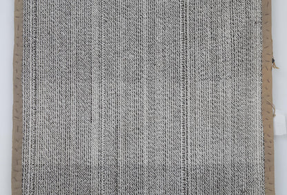3x8 Vintage Turkish Flatweave Runner Rug, Handmade Wool Hallway Rug, Neutral Beige Gray Minimalist Kilim Runner