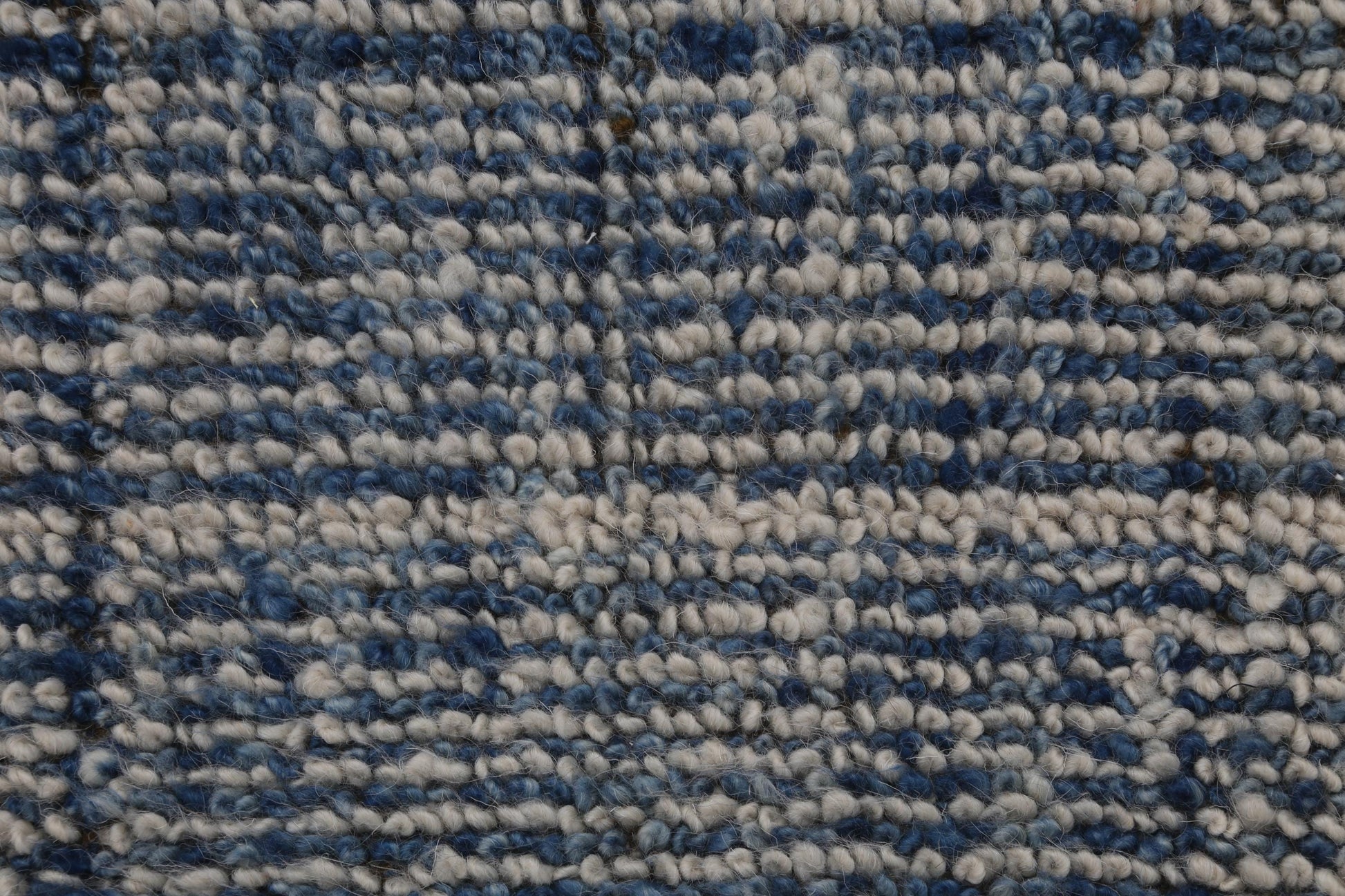 3x4 Vintage Turkish Blue Tapestry Rug, Handwoven Wool Wall Hanging, Minimalist Textile Art