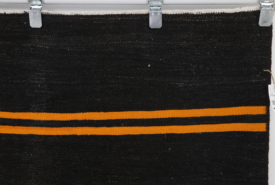 3x4Vintage  Turkish Tapestry Rug, Handmade Wool Wall Hanging, Minimalist Textile Wall Art, Striped Boho Decor, Tapestry
