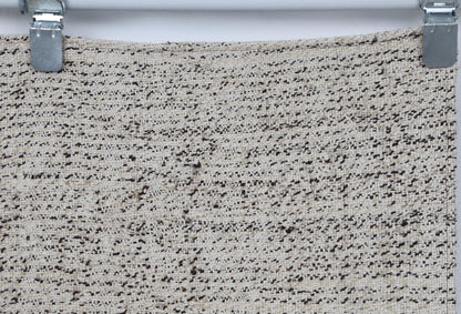 2x10 Vintage Turkish Flatweave Runner Rug, Handmade Wool Striped Hallway Rug, Neutral Beige Rustic Long Runner
