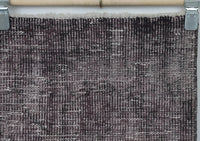 Vintage Turkish Wool Overdyed Runner Rug, Purple Minimalist (3x10) - photo 4 of 9