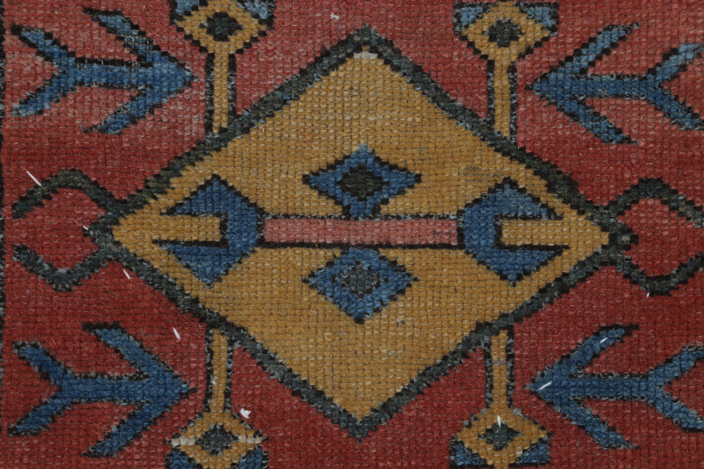 3x4 Handmade Wool Tapestry Rug, Turkish Textile Wall Hanging, One of a Kind Fiber Art