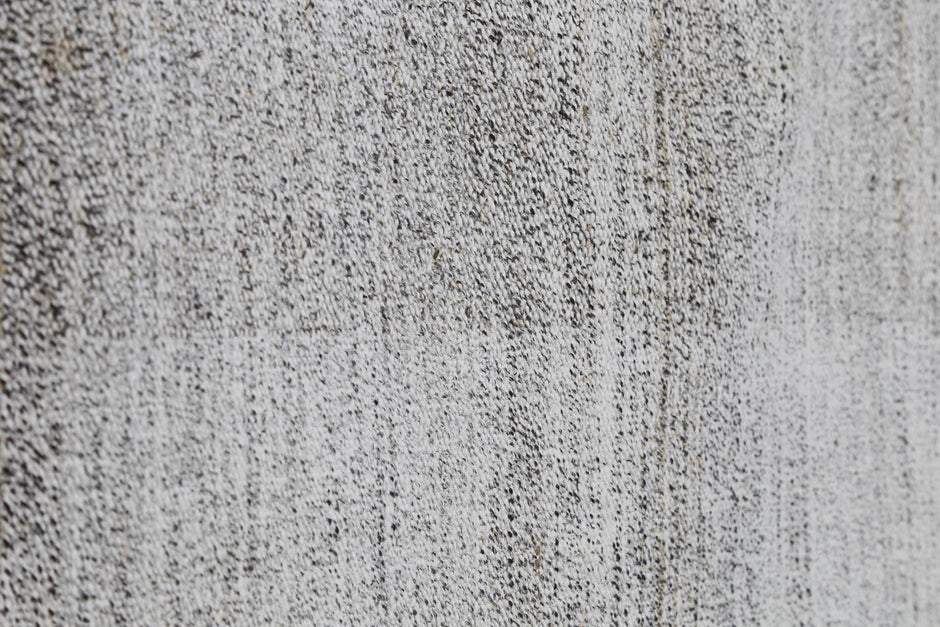 3x10 Vintage Turkish Flatweave Runner Rug, Handmade Wool Cotton Hallway Rug, Neutral Beige Long Rustic Runner