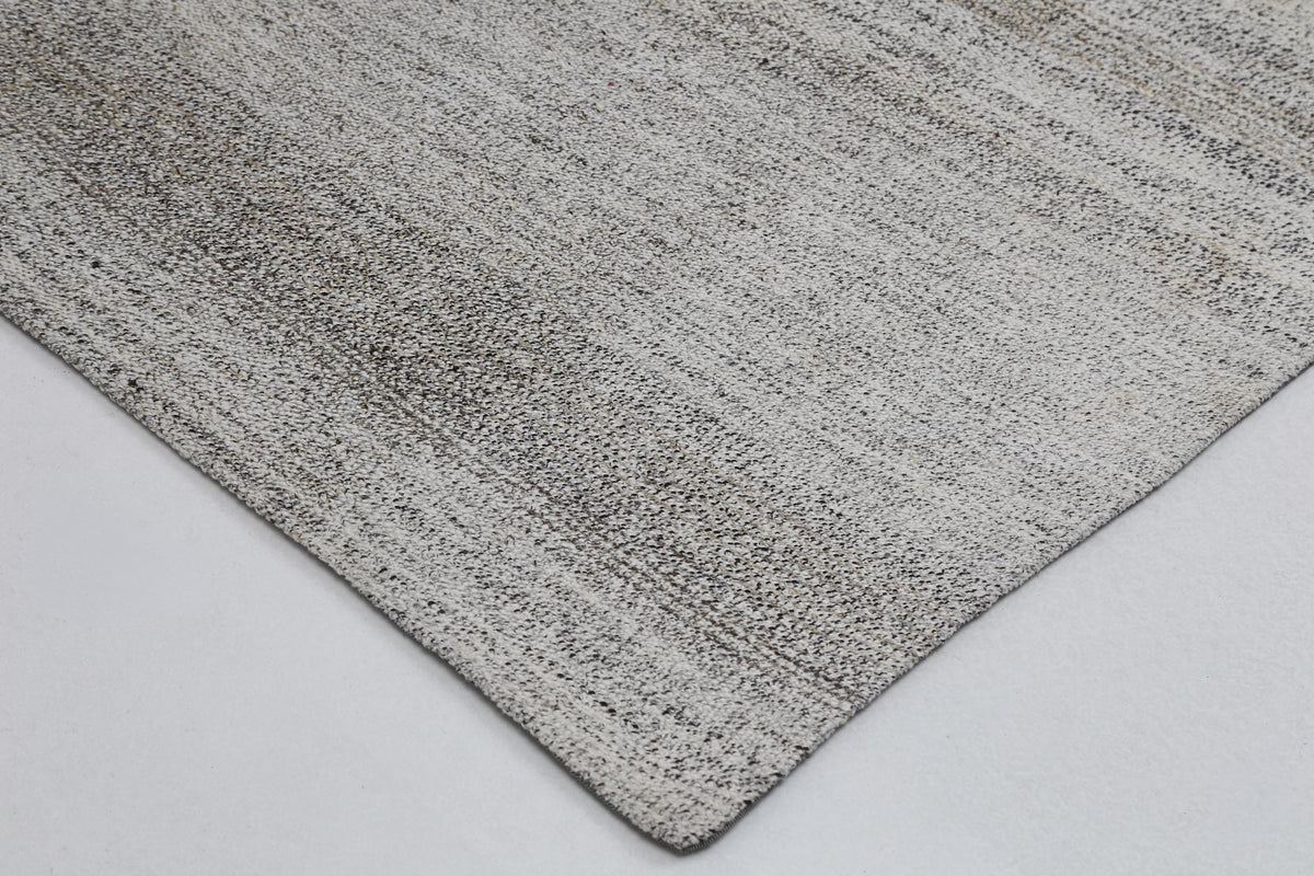 3x10 Vintage Turkish Flatweave Runner Rug, Handmade Wool Cotton Hallway Rug, Neutral Beige Long Rustic Runner