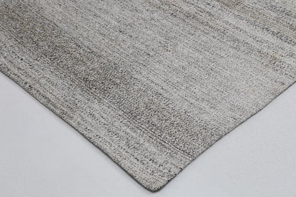 3x10 Vintage Turkish Flatweave Runner Rug, Handmade Wool Cotton Hallway Rug, Neutral Beige Long Rustic Runner
