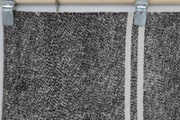 Vintage Turkish Wool Cotton Kilim Runner Rug, Black White (2x7) - photo 3 of 10