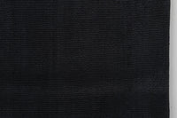 Vintage Turkish Hemp Runner Rug, Dark Blue Minimalist Solid (2x8) - photo 6 of 8