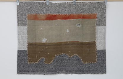 3x4 Handmade Wool Tapestry Rug, Turkish Textile Wall Hanging, One of a Kind Fiber Art,